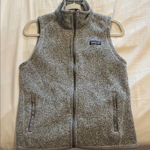 Patagonia Heather Gray Fleece Vest